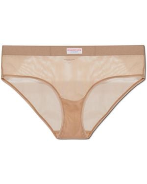 Alexander Wang Transparent Bra - Natural