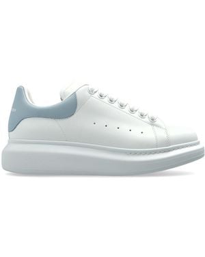 McQueen Leather Shoes With Logo - White