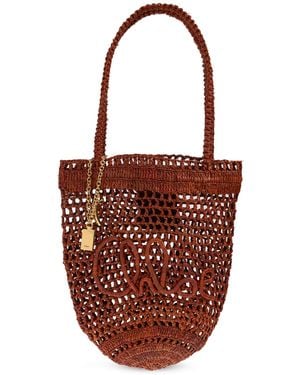 Chloé Shoulder Bag "Summer Banana Small" - Red