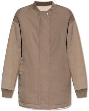 Yves Salomon Reversible Jacket - Brown