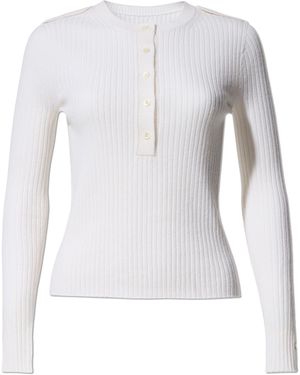 Perfect Moment Henley Top - White