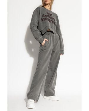 DSquared² Sweatshirt With A Vintage Effect - Gray