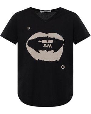 Fendi T-Shirt With Print - Black
