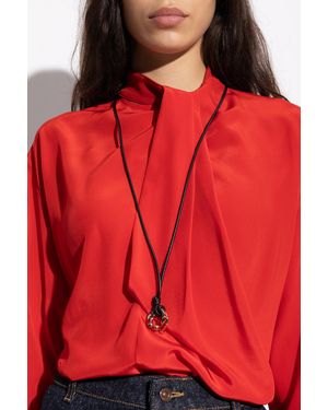 Sportmax "Dedalo" Necklace - Red