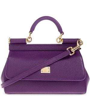 Dolce & Gabbana Handbag 'Sicily Small' - Purple