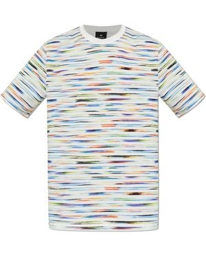 Paul Smith T-Shirt With Striped Pattern - Multicolour