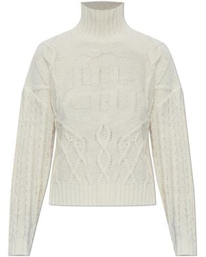 Munthe Jumper 'Loganberry' - White