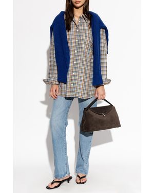 TOTEME Checked Pattern Shirt - Blue
