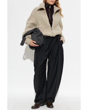 Lemaire Wool Cardigan - Black