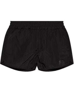 Golden Goose Logo Shorts - Black