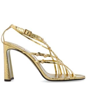 Jimmy Choo Heeled Sandals "Felice" - Metallic