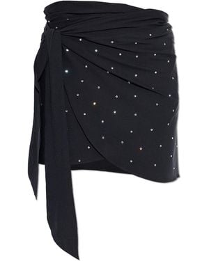 Hunza G Pareo With Swarovski Crystals - Black