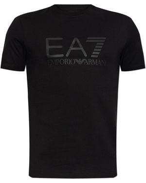 EA7 T-Shirt With Logo - Black