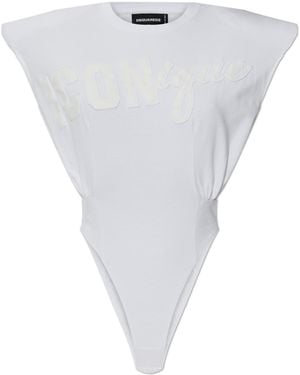 DSquared² Body With Shoulder Pads - White