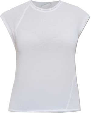 Helmut Lang T-Shirt With Raw Finish - White