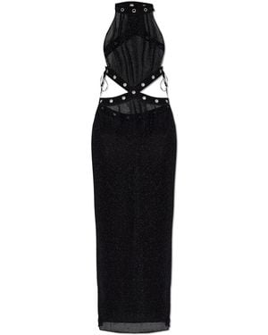 Oséree Dress With Lurex Thread - Black