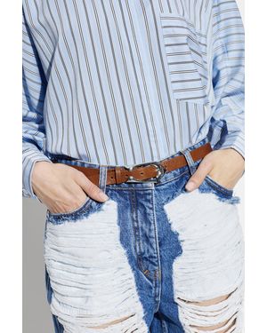 IRO Leather "Cuff" Belt - Blue