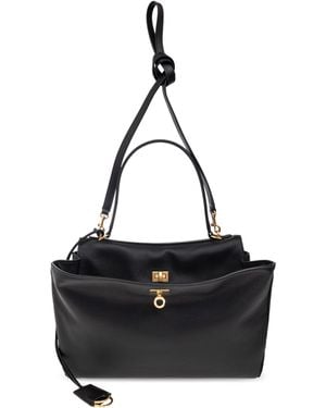 Balenciaga 'Rodeo Medium' Handbag - Black