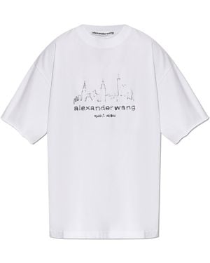 Alexander Wang Loose-Fit T-Shirt - White