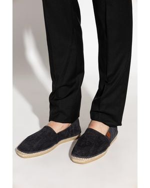 Etro Suede Espadrilles - Black