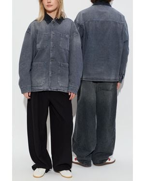 DIESEL Denim Jacket 'D-Stack-U-L' - Gray