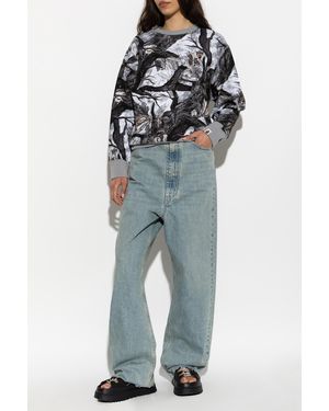 A Bathing Ape Sweatshirt With Print - Blue