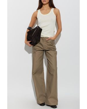 Lemaire Straight-Leg Pants - Natural
