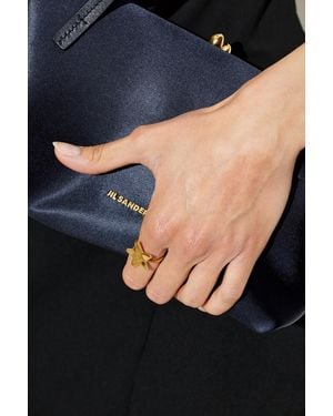 Jil Sander Brass Ring - Black