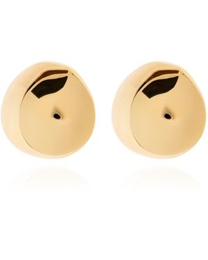 Alaïa Brass Earrings - Natural