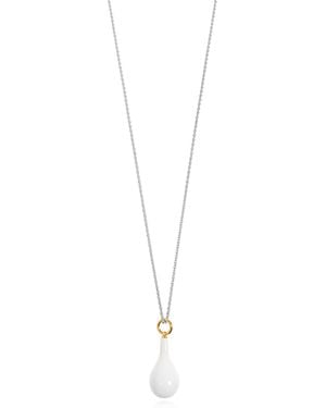 TOTEME Long Necklace With Pendant - Metallic