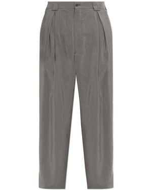 Giorgio Armani Silk Trousers - Grey