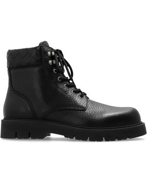Bottega Veneta Leather Shoes 'Haddock' - Black