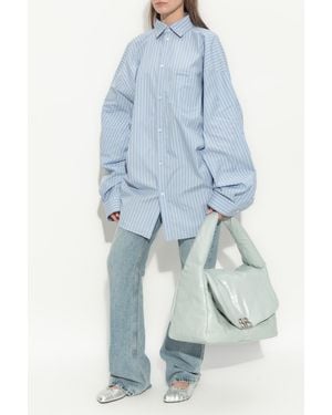 Balenciaga Jeans With A 'Vintage' Effect - Blue