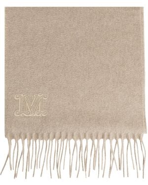 Max Mara Cashmere Scarf - Natural