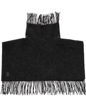 By Malene Birger Wool Scarf 'Turtla' - Black