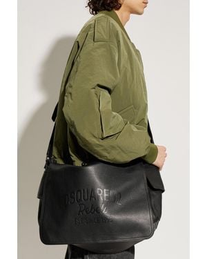 DSquared² Leather Shoulder Bag - Green