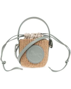 Chloé 'Horse Medal Mini' Shoulder Bag, Bucket Type - Metallic