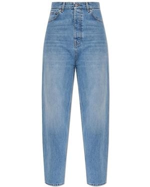Vetements Jeans With Logo - Blue