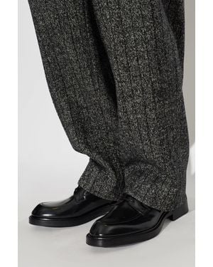 Dolce & Gabbana Leather Derby Shoes - Black