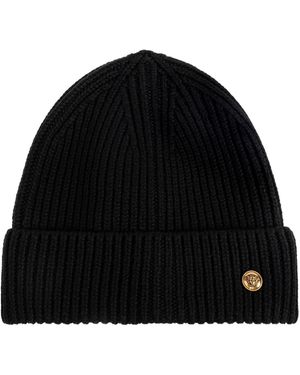 Versace Wool Hat - Black