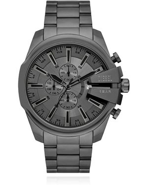 DIESEL "Mega Chief Slim" Steel Watch - Grey