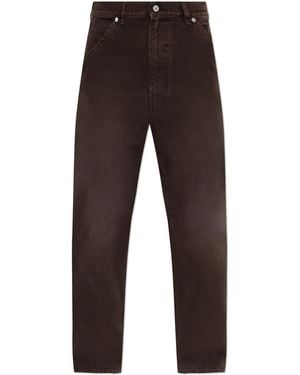 Marni Wide-Leg Jeans - Brown