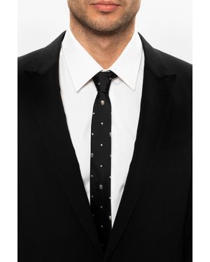 McQueen Silk Tie - Black