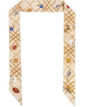 Burberry Cashmere Scarf - White