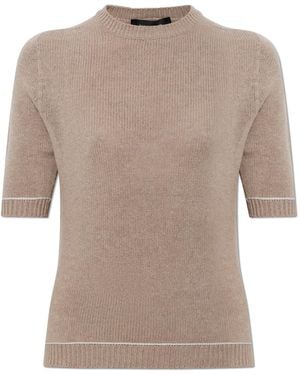 Fabiana Filippi Wool Top - Natural