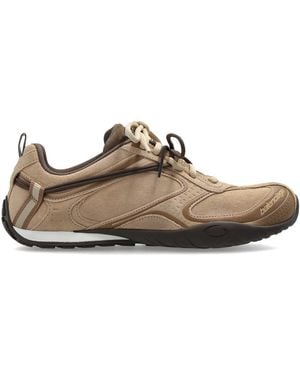 Balenciaga 'Radar Chrome' Low-Top Trainers - Brown