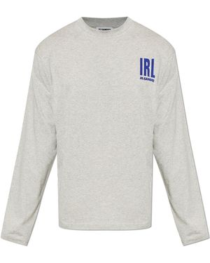 Jil Sander Long Sleeve T-Shirt - White