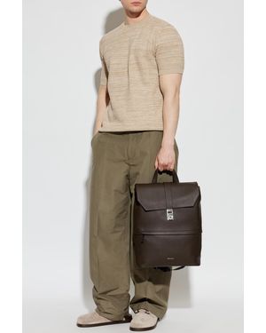 Etro T-Shirt With A Decorative Knit - Natural