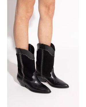 Isabel Marant "Heeled Ankle Boots 'Duerto' - Black