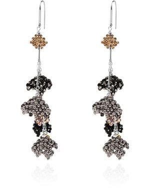 Isabel Marant Earrings With Crystals - Metallic